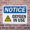 Signmission Oxygen In Use, 18 in W x Rectangle, Plastic OS-2PACK-NS-P-1218-L-17097 - alternate 4